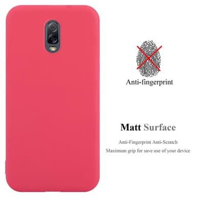 Skal Samsung Galaxy J7 PLUS / C8 Fodral Case (Röd)
