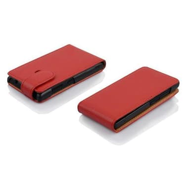 Motorola MOTO E Flipfodral Skal (Röd)