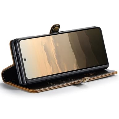 CaseMe Samsung Z Fold6 Plånboksfodral - Brun