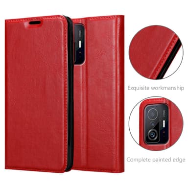 Xiaomi 11T / 11T PRO Skal Fodral Case (Röd)