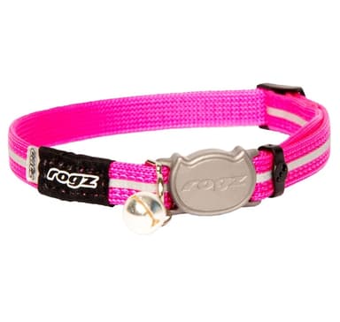 Katthalsband Rogz Alleycat, rosa, 11mm/20-31cm