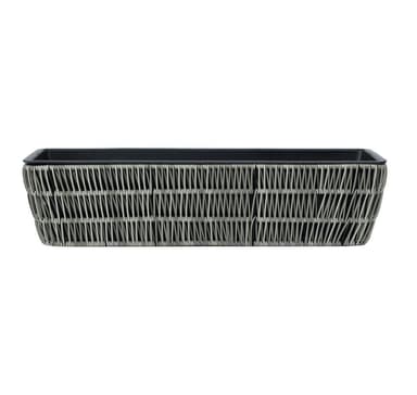 Blomlåda WIKER 60x19xH15cm, grå
