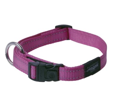 Krage Fläktbälte 20mm/34-56cm rosa