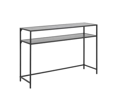 Sidobord SEAFORD 120x35xH79cm, svart