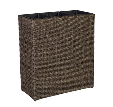 Blomlåda WIKER 77x27xH80cm, mörkbrun
