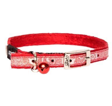 Katthalsband Sparklecat Mörkröd 11mm/25,5-31cm