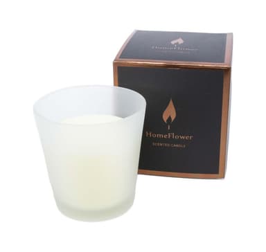 Glasljus HOME AROMA H7cm, vit