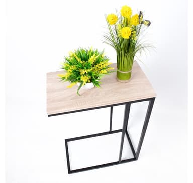 Sidobord ELT 46x26xH62cm ljusbrunt