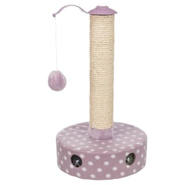 Junior skrapstolpe, fleece, ø 26 × 47 cm, ljus lila