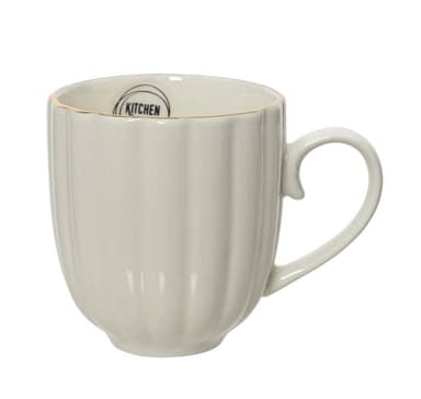 Mugg SHELL H9,9cm, porslin