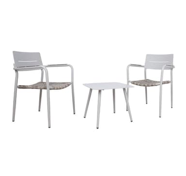 Balkongset COCORA bord, 2 stolar, taupe