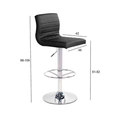 Barstol AURA svart