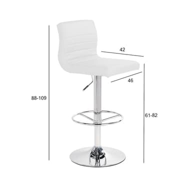 Barstol AURA vit