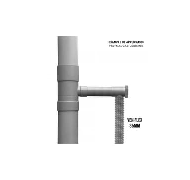 Regnvattenuppsamlare / fälla med ventil - 100mm