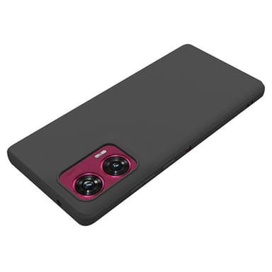 SKALO Motorola Edge 50 Fusion Mattsvart Ultratunn TPU-Skal
