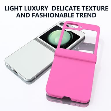 SKALO Samsung Z Flip6 Ultratunn Skin-touch Fold Skal - Rosa