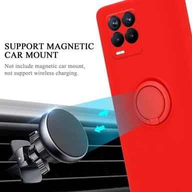 Skal Realme 8 4G / 8 PRO Fodral Case (Röd)