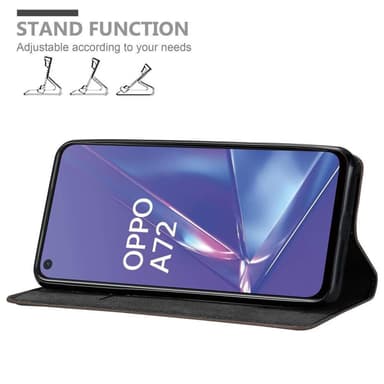 Oppo A52 Skal Fodral Case (Brun)