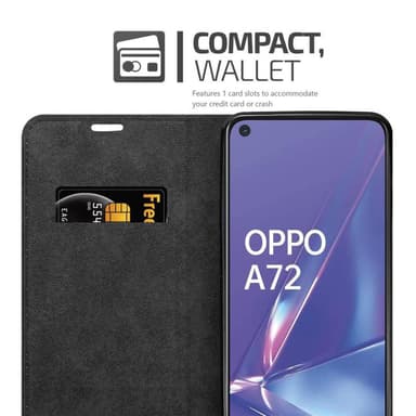 Oppo A52 Skal Fodral Case (Brun)