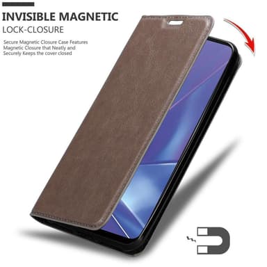 Oppo A52 Skal Fodral Case (Brun)