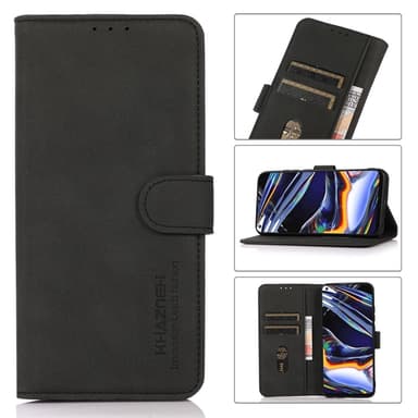 SKALO Xiaomi 14 Ultra 5G KHAZNEH Plånboksfodral i PU-Läder - Svart