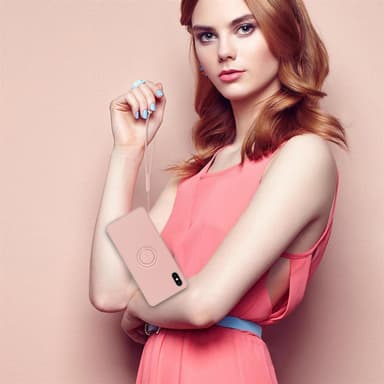 Skal iPhone XS MAX Fodral Case (Rosa)