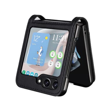 SKALO Samsung Z Flip6 Ultratunn Skin-touch Fold Skal - Svart