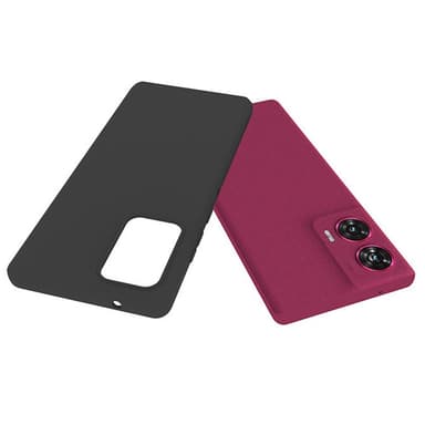 SKALO Motorola Edge 50 Fusion Mattsvart Ultratunn TPU-Skal