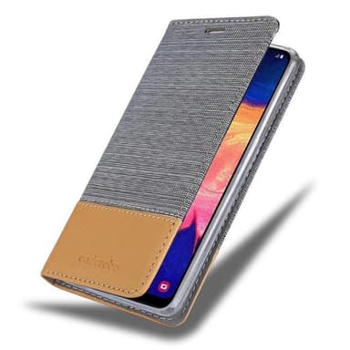 Samsung Galaxy A10 / M10 Plånboksfodral Skal (Grå)