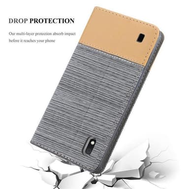 Samsung Galaxy A10 / M10 Plånboksfodral Skal (Grå)