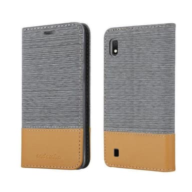 Samsung Galaxy A10 / M10 Plånboksfodral Skal (Grå)