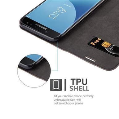Samsung Galaxy J3 2017 Skal Fodral Case (Brun)