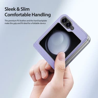 DUX DUCIS Samsung Z Flip6 Bril-Series Fold Skal - Lila
