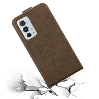 OnePlus 9RT 5G Flipfodral Skal (Brun)