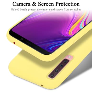 Samsung Galaxy A9 2018 Skal Fodral Case (Gul)
