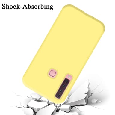 Samsung Galaxy A9 2018 Skal Fodral Case (Gul)