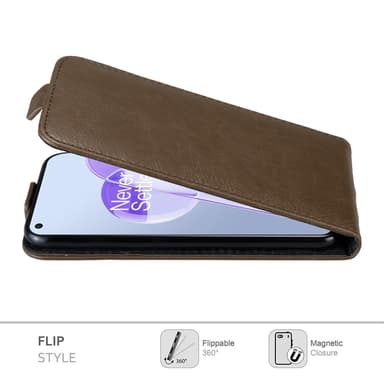 OnePlus 9RT 5G Flipfodral Skal (Brun)