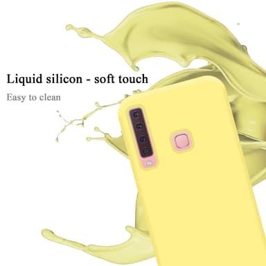 Samsung Galaxy A9 2018 Skal Fodral Case (Gul)