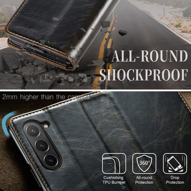 CaseMe Samsung Z Fold6 Plånboksfodral - Brun