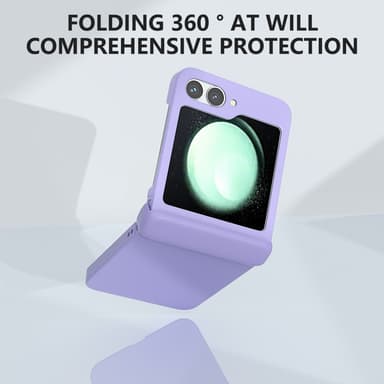 SKALO Samsung Z Flip6 Ultratunn Skin-touch Fold Skal - Lila