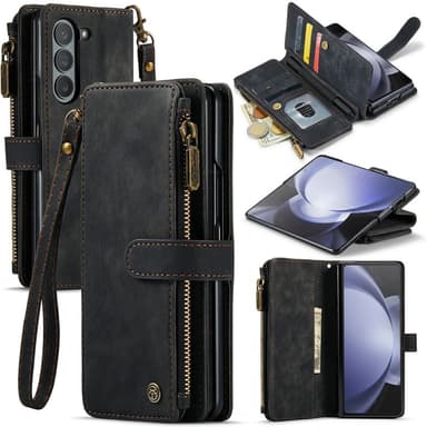 CaseMe Samsung Z Fold6 CaseMe C30 Plånboksfodral - Svart