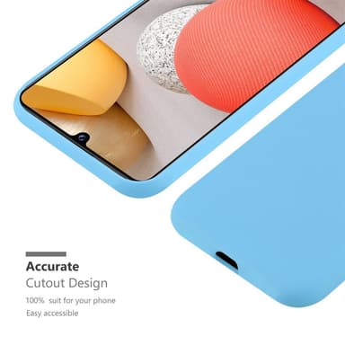 Skal Samsung Galaxy A42 4G Fodral Case (Blå)