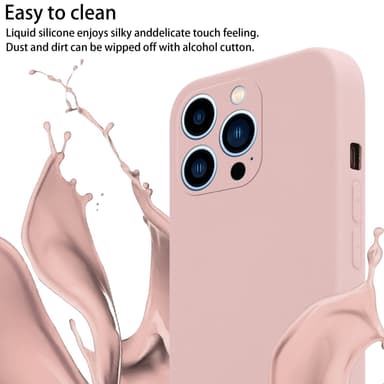iPhone 13 PRO MAX Skal Fodral Kedja (Rosa)