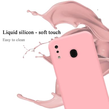 Samsung Galaxy A20 / A30 / M10s Skal Fodral Case (Rosa)