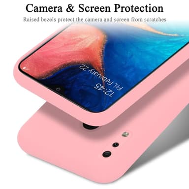 Samsung Galaxy A20 / A30 / M10s Skal Fodral Case (Rosa)
