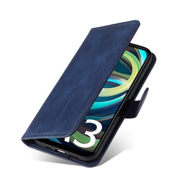 SKALO Xiaomi Redmi A3 PU-Läder Plånboksfodral - Blå