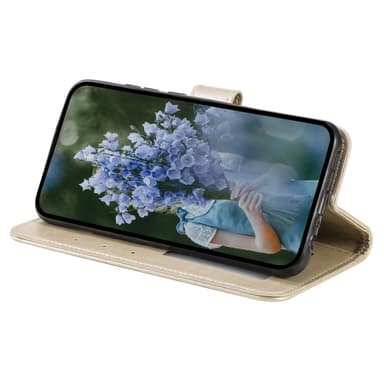 SKALO Xiaomi Redmi A3 Mandala Plånboksfodral - Guld