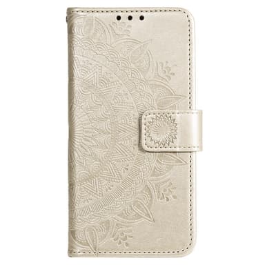 SKALO Xiaomi Redmi A3 Mandala Plånboksfodral - Guld
