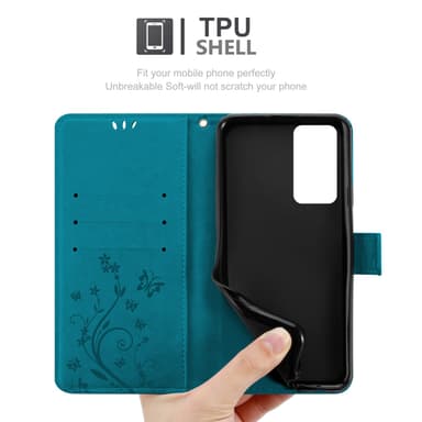 OnePlus 9RT 5G Plånboksfodral Skal (Blå)