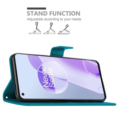 OnePlus 9RT 5G Plånboksfodral Skal (Blå)